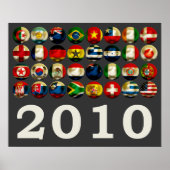 Zuid-Afrika Wereld 2010 Poster (Voorkant)