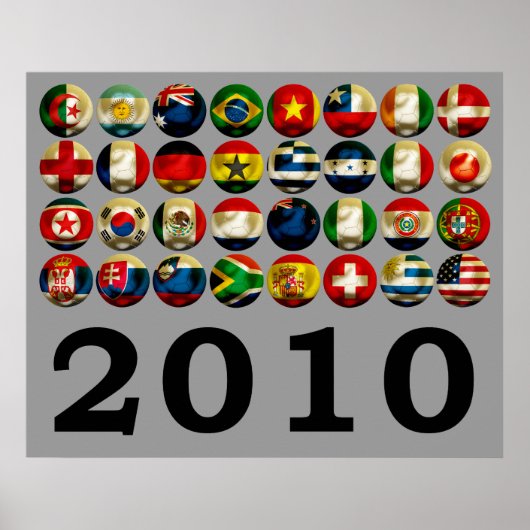 Zuid-Afrika Wereld 2010 Poster (Voorkant)