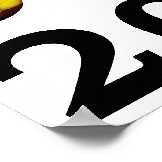 Zuid-Afrika Wereld 2010 Poster (Hoek)