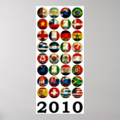 Zuid-Afrika Wereld 2010 Poster (Voorkant)