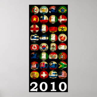 Zuid-Afrika Wereld 2010 Poster