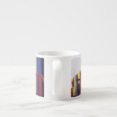 Zuid-Afrika, Western Kaapje, St James. Kleurrijk Espresso Kop (Achterkant)