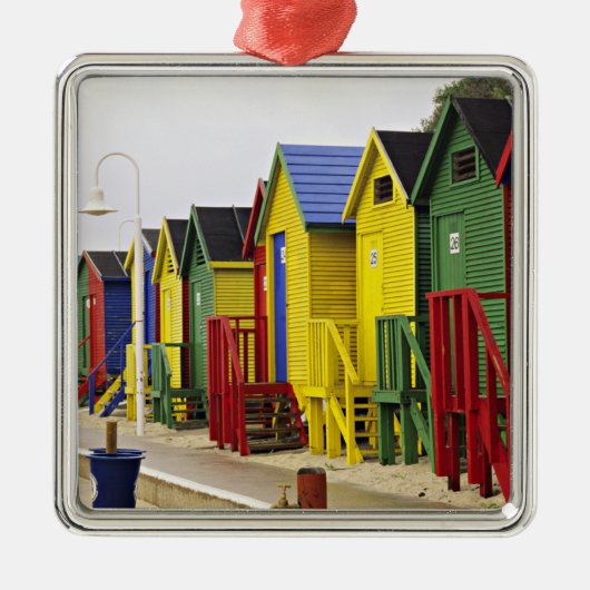 Zuid-Afrika, Western Kaapje, St James. Kleurrijk Metalen Ornament (Voorkant)