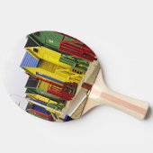 Zuid-Afrika, Western Kaapje, St James. Kleurrijk Tafeltennisbatje (Zijkant)