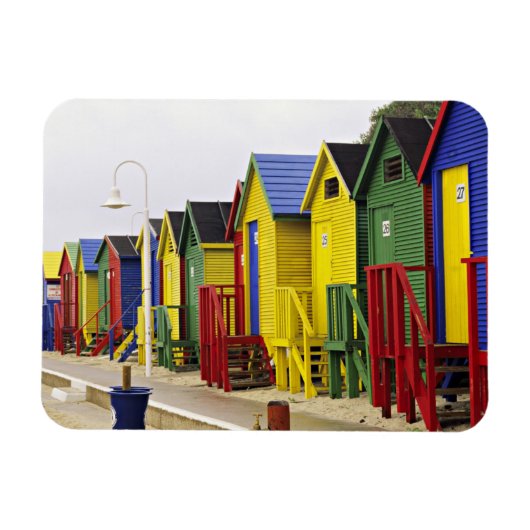 Zuid-Afrika, Westkaap, St James. Kleurrijk Magneet (Horizontaal)