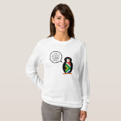 Zuid-Afrika Wilde Natuur Pinguïn Persoonlijk Cadea T-shirt (Voorkant volledig)