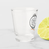 Zuid-Afrika Wilde Pinguïn Persoonlijke Cadeau Shot Glas (Links)