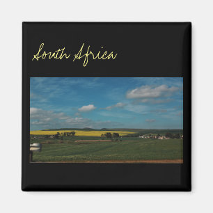Zuid-Afrika ZA Koolzaadveld Landschapszicht Magnet