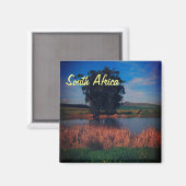 Zuid-Afrika ZA Vijver Bomen Landschap Uitzicht Mag Magneet (Voorkant / Achterkant)