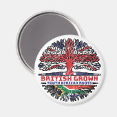 Zuid-Afrika Zuid-Afrika Verenigd Koninkrijk Magneet (Voorkant / Achterkant)