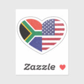 Zuid-Afrika Zuid-Afrika VS Amerika Sticker (Vel)