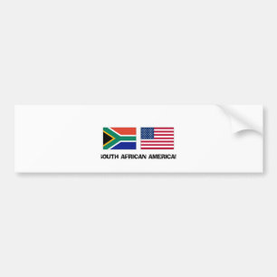 Zuid-Afrikaans Amerikaans Bumpersticker