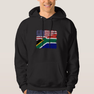 Zuid-Afrikaans-Amerikaanse vlag Zuid-Afrika Pride Hoodie