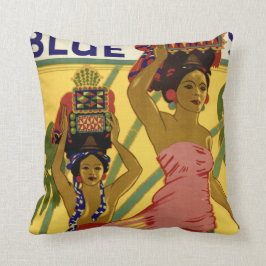 Zuid-Afrikaans blauw Star-Sierkussen Kussen