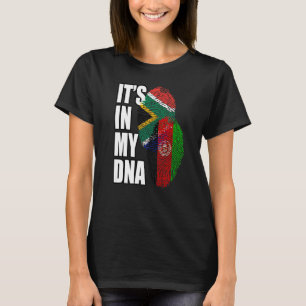 Zuid-Afrikaans en Afghaans Mix Dna-vlagerfgoed T-shirt