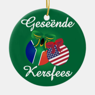Zuid-Afrikaans kerstversiering - keramiek Keramisch Ornament