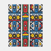 zuid-afrikaans ndebelepatroon fleece deken (Voorkant)