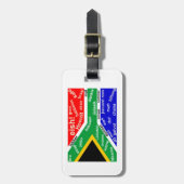 Zuid-Afrikaans Slang Bagagelabel -  (Voorkant verticaal)