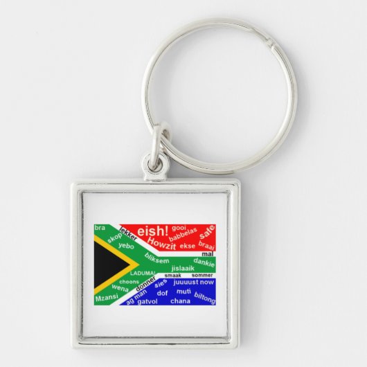 Zuid-Afrikaans Slang Sleutelhanger -  (Voorkant)