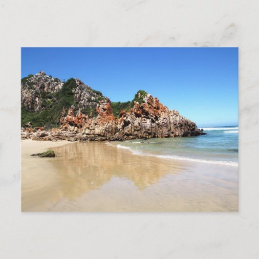 Zuid-Afrikaans strand Briefkaart (Voorkant)
