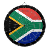 Zuid-Afrikaans vlaggenbord & Afrika/spelraad Dartbord (Voorkant)