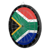 Zuid-Afrikaans vlaggenbord & Afrika/spelraad Dartbord (Voorkant Rechts)