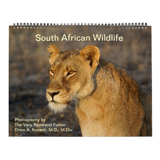 Zuid-Afrikaans wild Kalender (Hoes)
