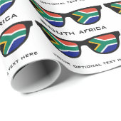 Zuid-Afrikaanse aangepaste tekst- en kleurcadeauom Cadeaupapier (Rol Hoek)