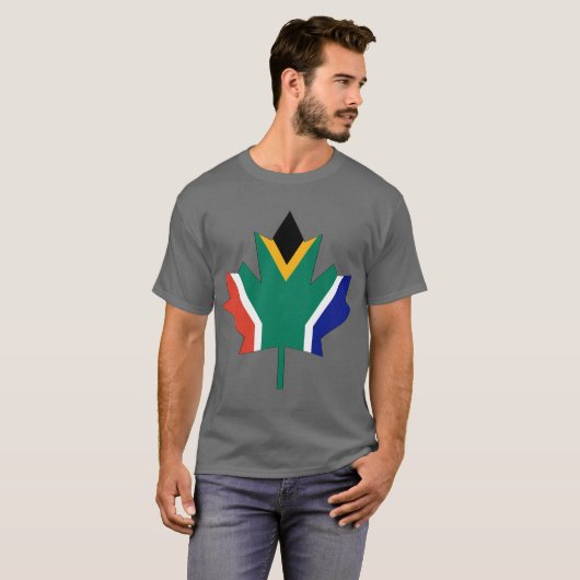 Zuid-Afrikaanse Canada T-shirt (Voorkant volledig)