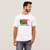 Zuid-Afrikaanse cricketspeler T-shirt (Voorkant volledig)