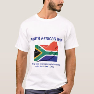 ZUID-AFRIKAANSE DAD Sterke, moedige persoonlijke T-shirt