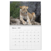 Zuid-Afrikaanse dieren Kalender (Feb 2027)