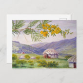 Zuid-Afrikaanse Doornboom, Marianne North Artist Briefkaart (Voorkant / Achterkant)