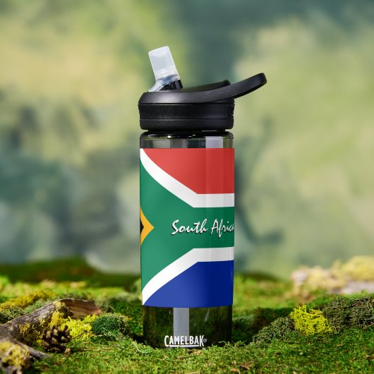 Zuid-Afrikaanse fles, patriottische Zuid-Afrikaans Waterfles (Buiten)