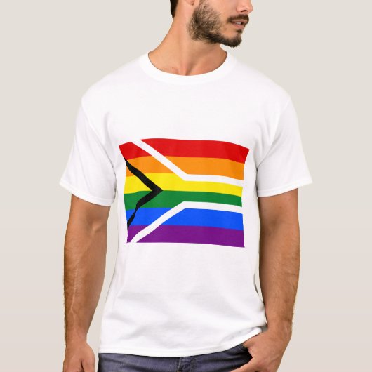 Zuid-Afrikaanse Gay Pride T-shirt (Voorkant)