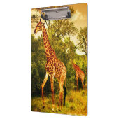 Zuid-Afrikaanse giraffen Klembord (Links)