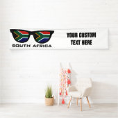 Zuid-Afrikaanse handjekst & kleurenbanner Spandoek (Insitu)