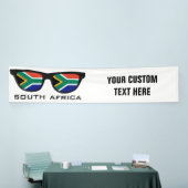 Zuid-Afrikaanse handjekst & kleurenbanner Spandoek (Beurs)