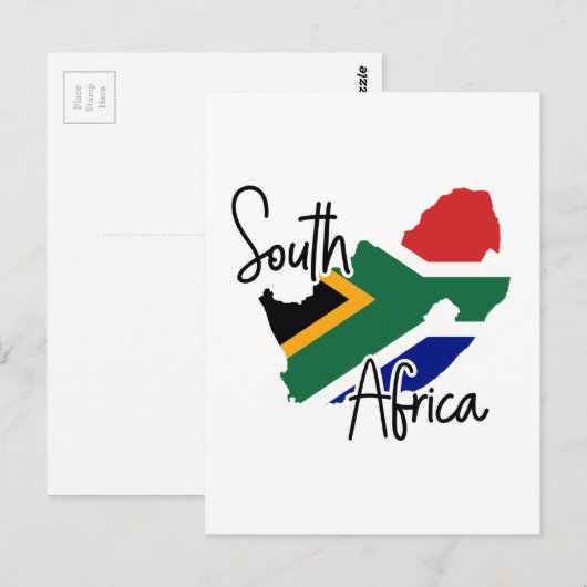 Zuid-Afrikaanse kaart (Voorkant / Achterkant)