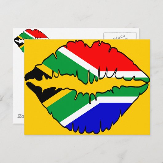 Zuid-Afrikaanse Kisthema Briefkaart (Voorkant / Achterkant)