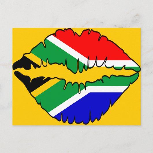 Zuid-Afrikaanse Kisthema Briefkaart (Voorkant)