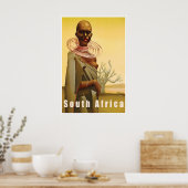 Zuid-Afrikaanse Kunstprint Afrikaanse Reisposter Poster (Keuken)