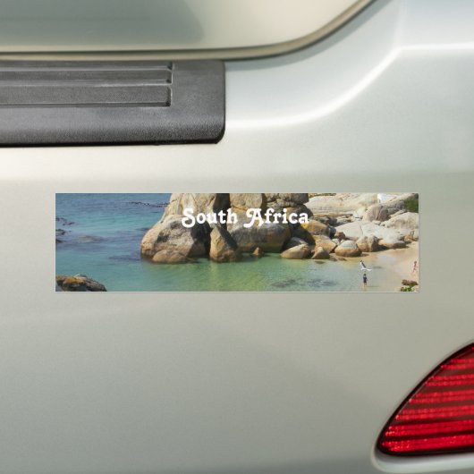 Zuid-Afrikaanse kust Bumpersticker (Op auto)