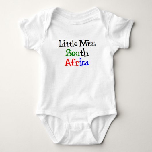 zuid-afrikaanse little miss romper (Voorkant)