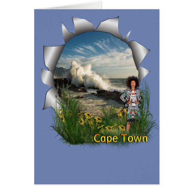 Zuid-Afrikaanse mode meisje uit Kaapstad (Voorkant)