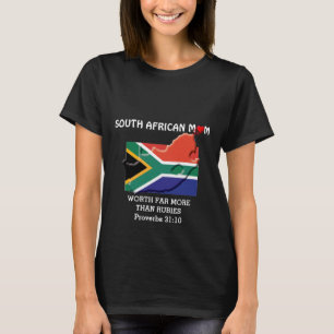 ZUID-AFRIKAANSE MOM Meer dan Rubies PROV 31 zwart T-shirt