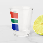 Zuid-Afrikaanse nationale vlag Shot Glas (Rechts)