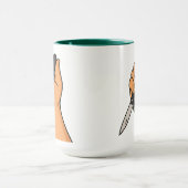 Zuid-Afrikaanse Okapi Kudu Piper-ing Hot Mok (Midden)