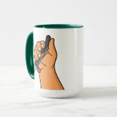 Zuid-Afrikaanse Okapi Kudu Piper-ing Hot Mok (Voorkant links)