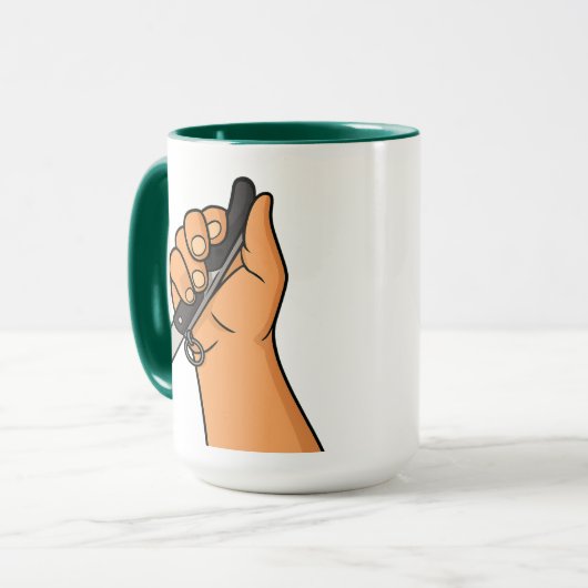 Zuid-Afrikaanse Okapi Kudu Piper-ing Hot Mok (Voorkant links)